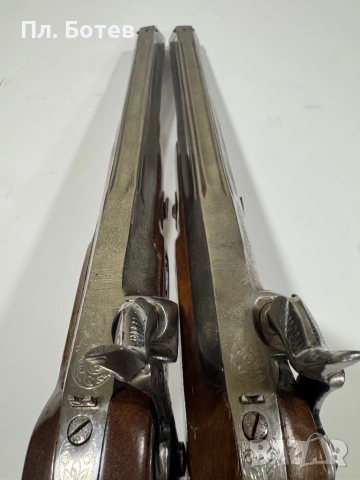 Чифт капсулни пистолети, снимка 7 - Антикварни и старинни предмети - 52457329