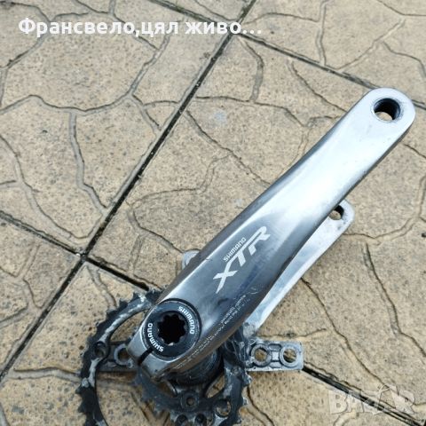 Курбел за велосипед колело със средно движение Shimano deore xtr, снимка 3 - Части за велосипеди - 45558895