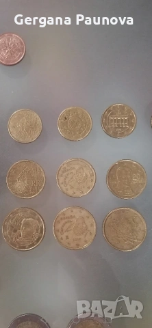 Евро монети, снимка 2 - Нумизматика и бонистика - 53708594