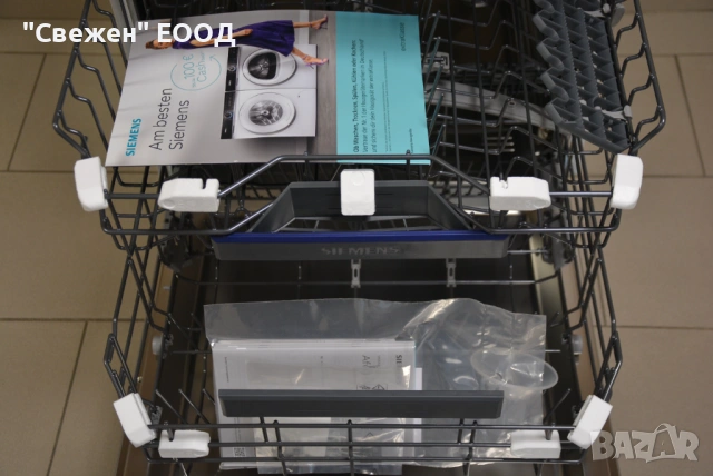 Съдомиялна SIEMENS SX63EX22CE автоматично отваряне, infoLight, снимка 6 - Съдомиялни - 53332741