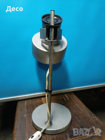 Стара промишлена настолна лампа., снимка 3 - Антикварни и старинни предмети - 53394944