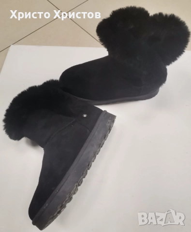 Дамски боти  ✔️ Размер 36 / Стелка 22 см., снимка 4 - Дамски боти - 52709289