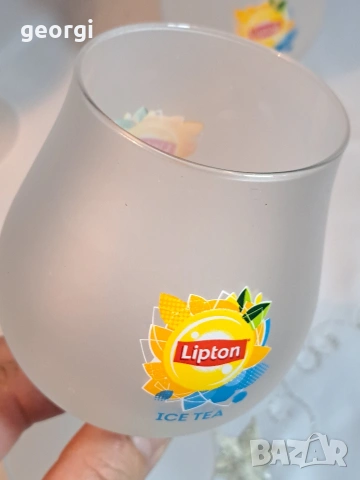 винтидж чаши за студен чай Lipton 32/2, снимка 2 - Чаши - 53064936