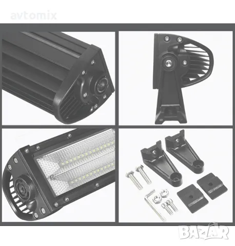 Мощен Led Bar Прожектор 12V 24V, 130 См 876W, снимка 2 - Аксесоари и консумативи - 50158930