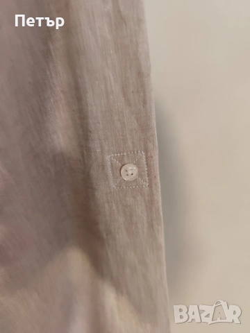 Мъжка ленена риза Lazarini, снимка 8 - Ризи - 54280924