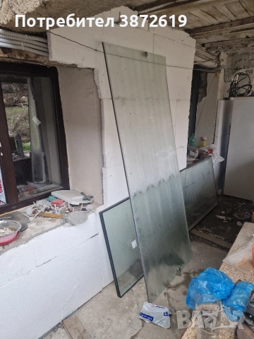 Стъклена плъзгаща врата за баня, снимка 2 - Врати за баня - 52980237