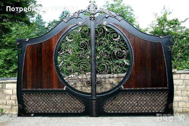 Порти, портали, врати, огради, парапети, ковано желязо, дърво., снимка 4 - Други - 52489359