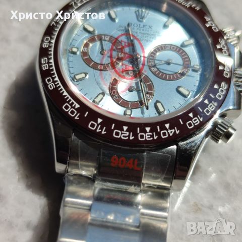 Мъжки луксозен часовник Rolex Daytona Platinum  116506, снимка 7 - Мъжки - 46806256