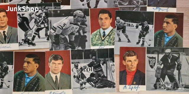 Колекция пощенски картички на хокеисти, снимка 3 - Колекции - 51781887