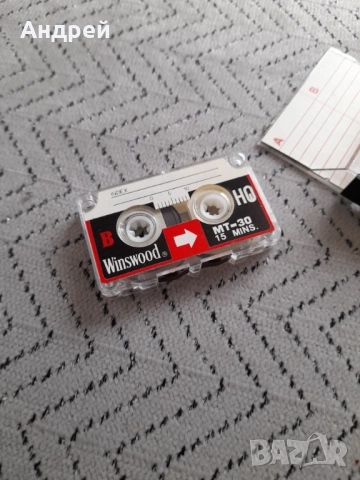 Стара микро касета Winswood, снимка 3 - Други ценни предмети - 52944918