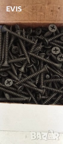 Самонарезни винтове за гипсокартон 3,9х35 – 200бр., снимка 2 - Железария - 51480910