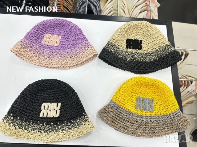 Дамски Памучни Шапки ✨LOEWE, снимка 3 - Шапки - 50802386