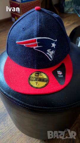 Оригинална шапка New Era 59fifty Patriots NFL, снимка 1 - Шапки - 45982129