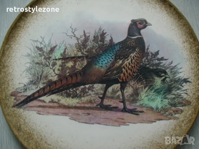 № 7979 стар керамичен поднос - ceramika V.A.R.M , снимка 2 - Други ценни предмети - 49773847