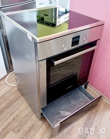 Иноксова свободностояща печка с индукционен плот BOSCH - 60 см, снимка 11 - Печки, фурни - 46159849