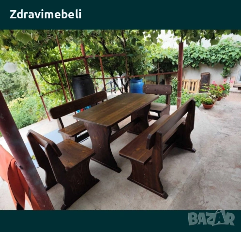 Баварски маси и пейки