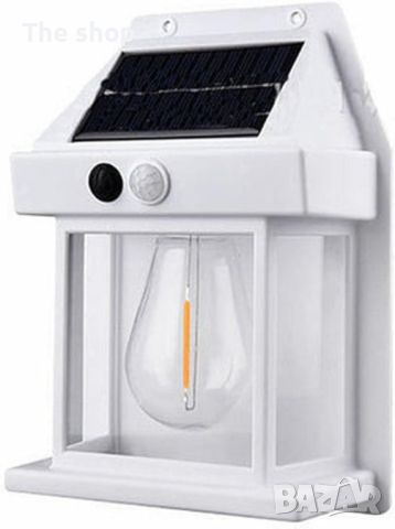 Декоративна соларна сензорна лампа с крушка BK-888 (001), снимка 2 - Соларни лампи - 46371600