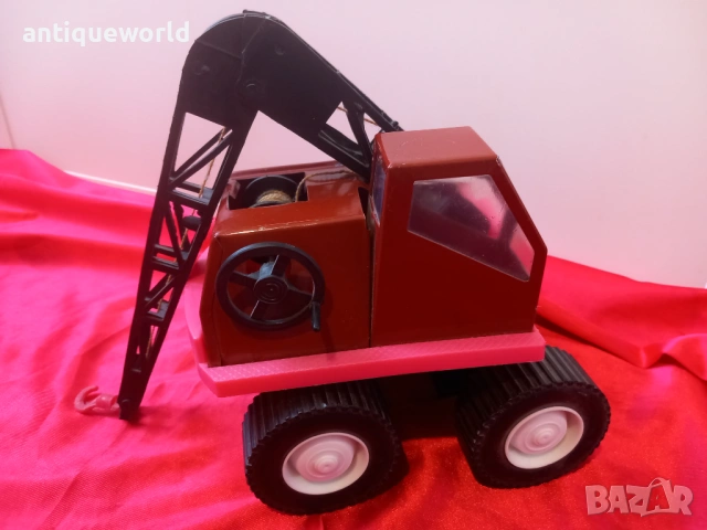 Колекционерска Соц Играчка КРАН, снимка 5 - Антикварни и старинни предмети - 54075381
