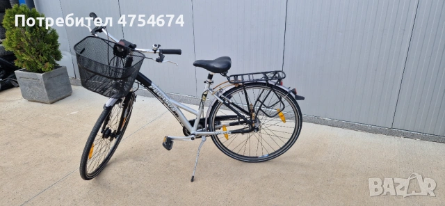 Дамски алуминиев велосипед Pegasus 28"колело с кошница, снимка 10 - Велосипеди - 53792043