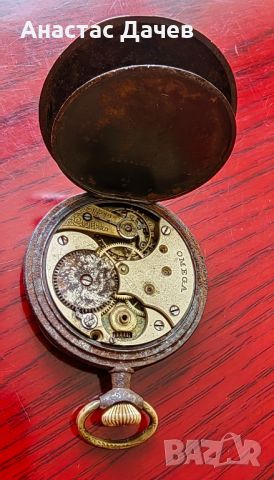  Стар джобен часовник OMEGA, снимка 3 - Мъжки - 45143513