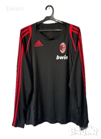 Мъжка блуза Adidas x AC Milan, Размер L, снимка 1 - Блузи - 45439202