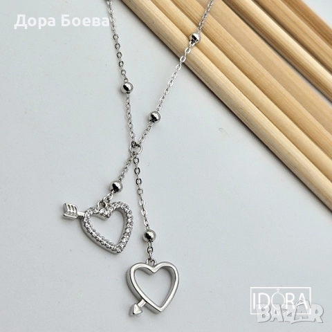 Сребърно колие: "Амур", снимка 3 - Колиета, медальони, синджири - 52457855