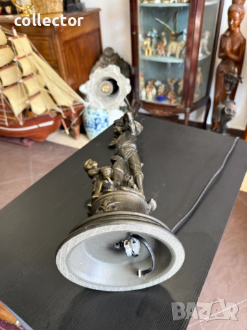 Винтидж фигурална настолна лампа. №8068, снимка 10 - Антикварни и старинни предмети - 54051824