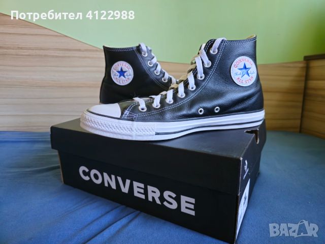 Converse Кожени 44 Chuck Taylor all star, снимка 4 - Кецове - 46104136