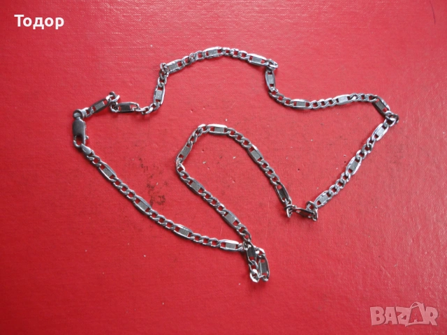 Страхотен сребърен синджир верижка 6, снимка 4 - Колиета, медальони, синджири - 53300085