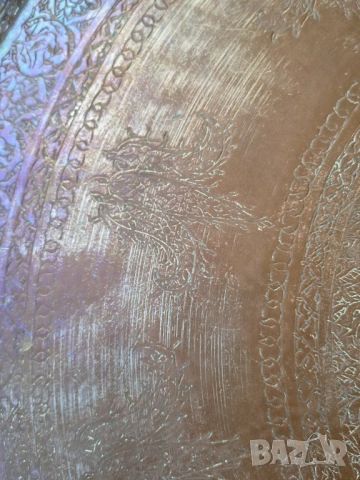 Уникален поднос синия, снимка 4 - Антикварни и старинни предмети - 53837467