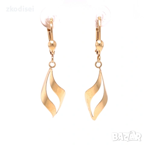 Златни обеци 2,04гр. 14кр. проба:585 модел:37668-1