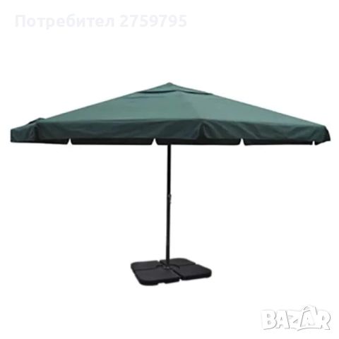 НОВО.Огромен градински чадър., снимка 2 - Градински мебели, декорация  - 46323815