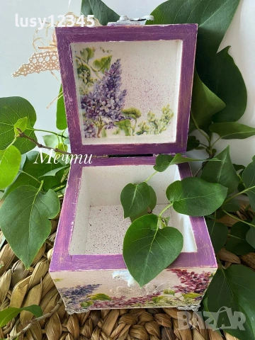 Кутия-С аромат на люляк!, снимка 6 - Декорация за дома - 44794256