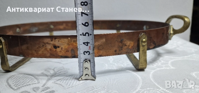 Медна поставка за топло сервиране , снимка 8 - Други - 52304696
