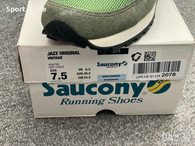 Сникърси Saucony Jazz Original Vintage, 40.5 EU, снимка 4 - Кецове - 45652737