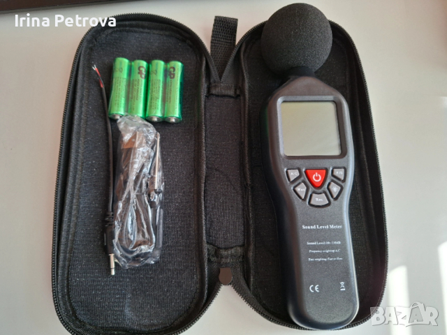 Професионален цифров шумомер (фонометър) 30-130 Db, SLM-25, снимка 2 - Друга електроника - 53857227