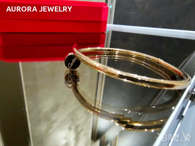 CARTIER Nail Juste un Clou Small Thin Rose Gold Гривна Пирон, снимка 4 - Гривни - 52830672