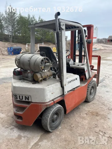 Мотокар ,Газокар Nissan/Datsun 2500 kg., снимка 2 - Индустриална техника - 50312895