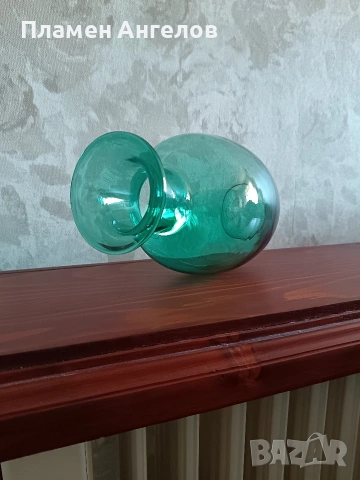 Стъклена ваза - Рустик, снимка 4 - Вази - 53832418