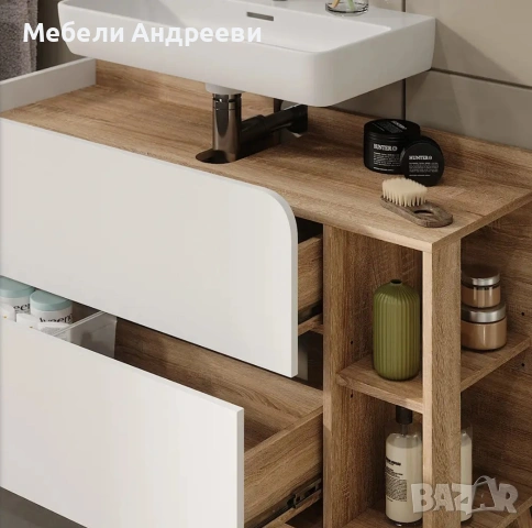 Шкаф за подмивка 100cm Vicco 9001, снимка 5 - Шкафове - 53766759