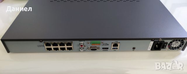 8 портов PoE NVR Hikvision DS-7608NI-E2/8P/A без забележки, снимка 2 - Комплекти за видеонаблюдение - 46111457
