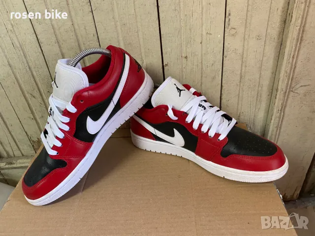 ''Nike Jordan 1 Low Chicago Flip''оригинални маратонки 40.5 номер, снимка 2 - Маратонки - 48163839