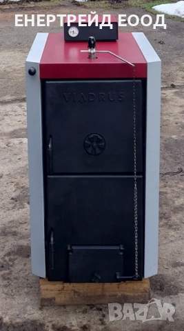 Чугунен котел на твърдо гориво Виадрус/Viadrus U22 5D 30 kW , снимка 3 - Отоплителни печки - 53382721