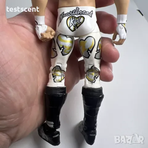 Екшън фигура WWE Shawn Michaels HBK Elite Wrestlemania Exclusive Mattel WWF Шон Майкълс, снимка 5 - Колекции - 48433437