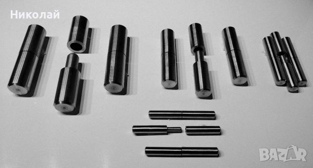 Stainless steel hinges Панти неръждаеми  ф8, ф12, ф14, Ф18, ф20, ф22, ф25, ф28, ф30, ф40, ф60, снимка 3 - Железария - 45870004