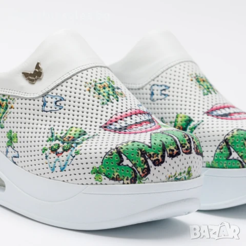 🥁 Намаление - Анатомични чехли на платформа от естествена кожа | Марка Tuasolea, снимка 1