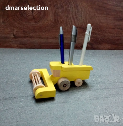 Декоративен дървен комбайн - моливник DMAR 268M3