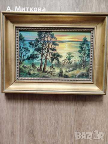 Продавам картини с маслени бои , рамкирани, снимка 4 - Картини - 41496416