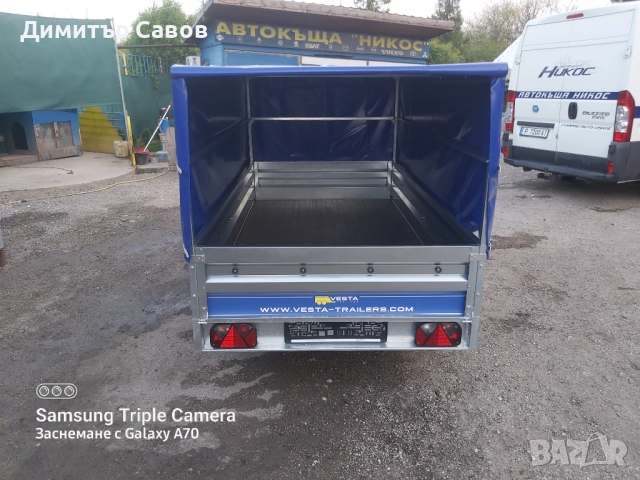 Туристическо, самосвално ремарке VESTA LIGHT 25 с брезент и шпригли Н120, снимка 14 - Ремаркета - 52165065