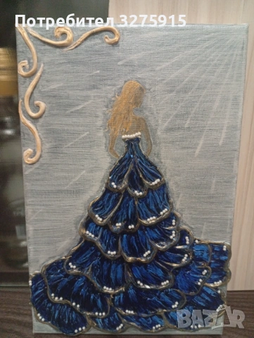 Картини ръчно рисувани от гипс , снимка 2 - Картини - 53813386